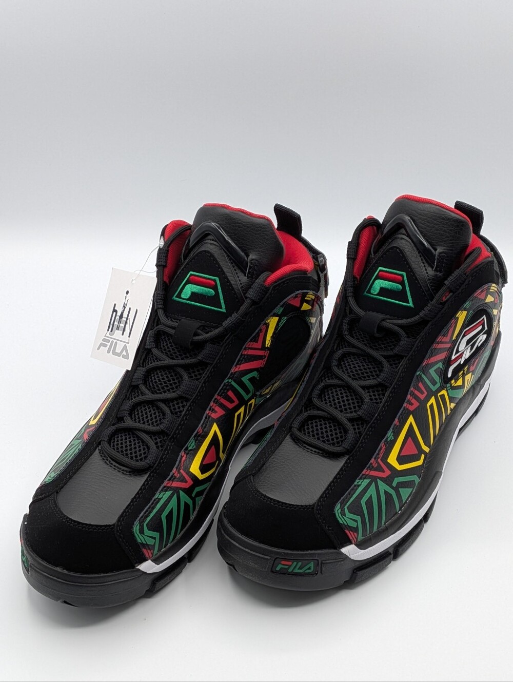 ✨ FILA GRANT HILL 2 RETRO GEOMETRIC TRIBAL HIGH-TOPS ✨